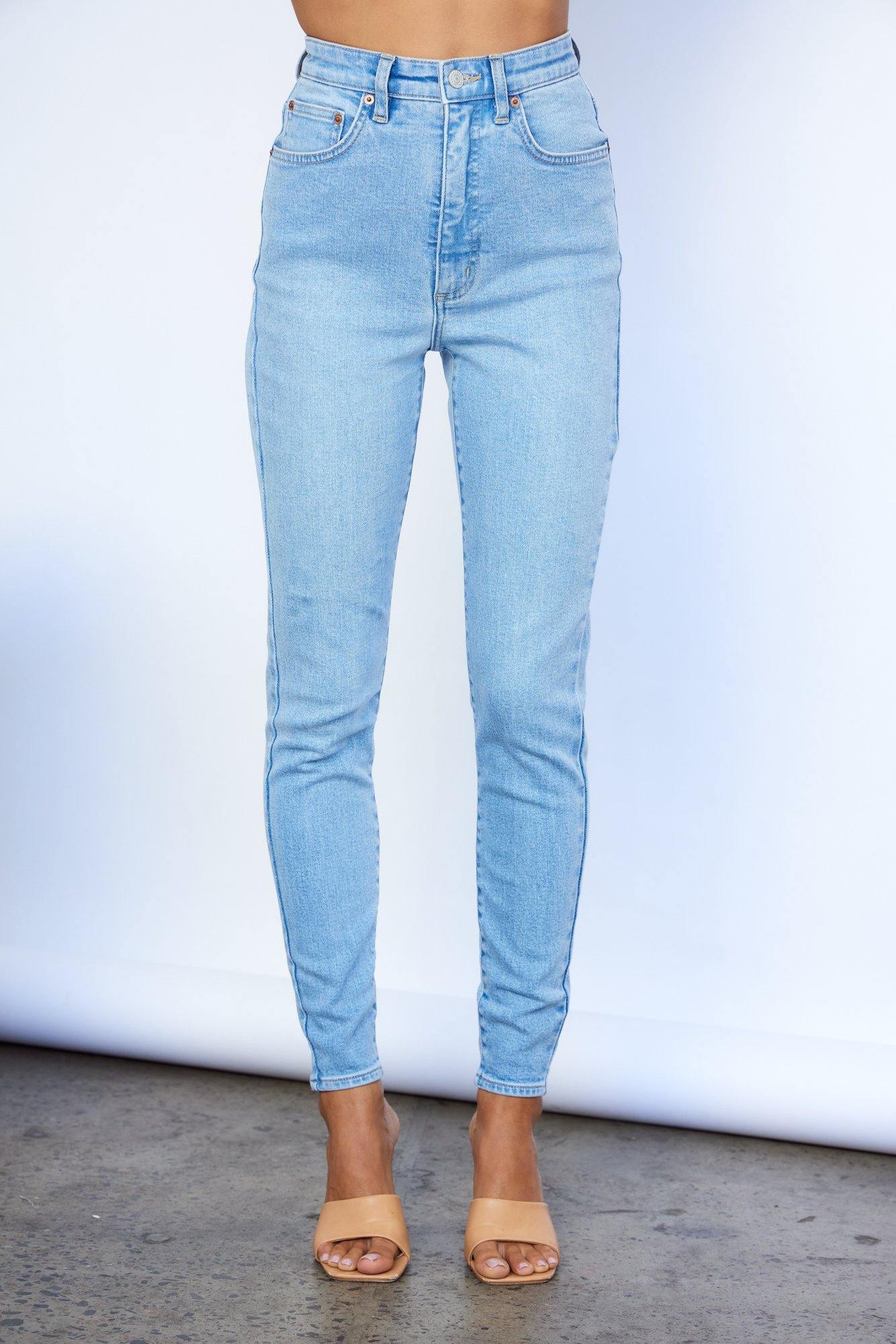 LEE Hourglass High Licks Crop Jeans Optimal Blue