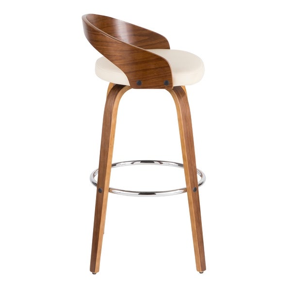 Carson Carrington Stavanger Mid-century Modern Fixed-Height Bar Stool (Set of 2)