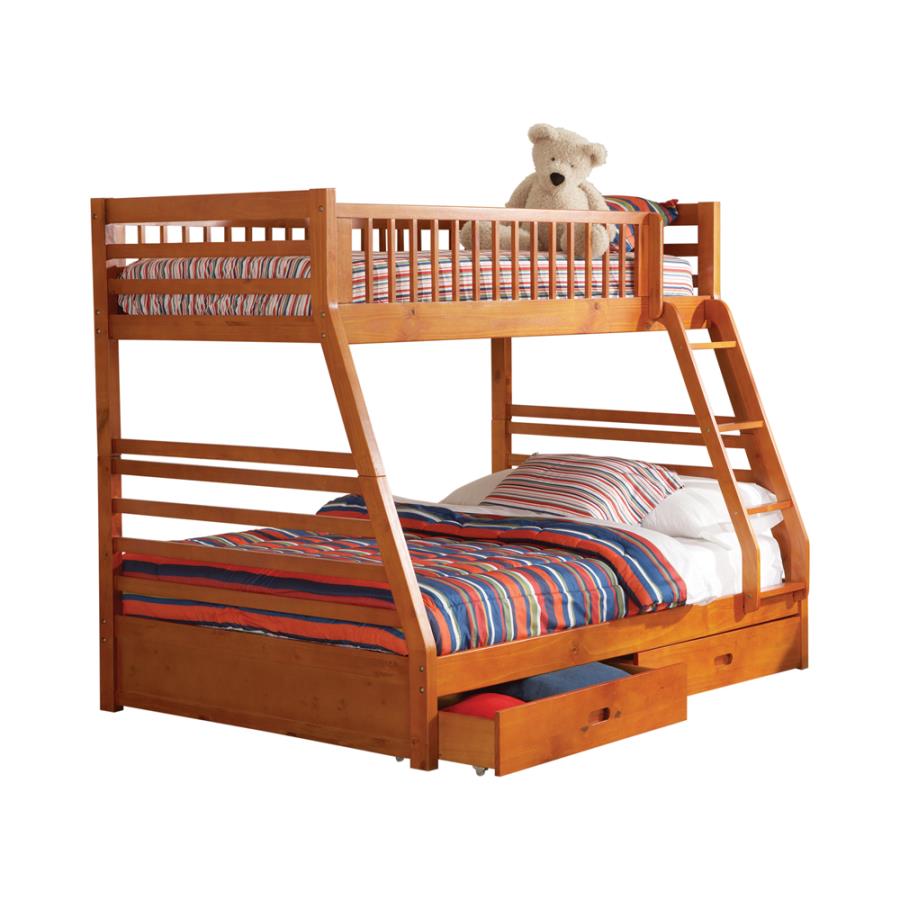 Ashton Twin over Full 2-drawer Bunk Bed - 460181