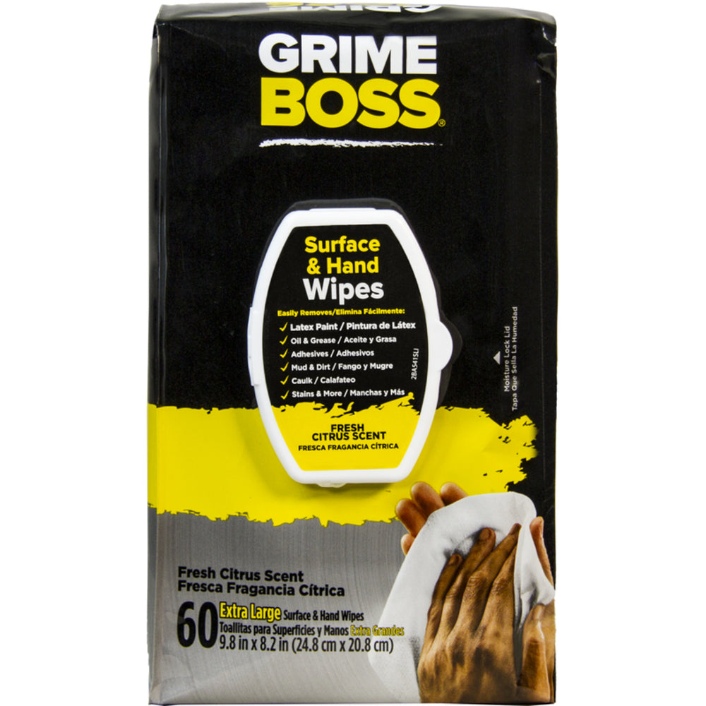 GRIME BOSS CLN WIPE 60PK