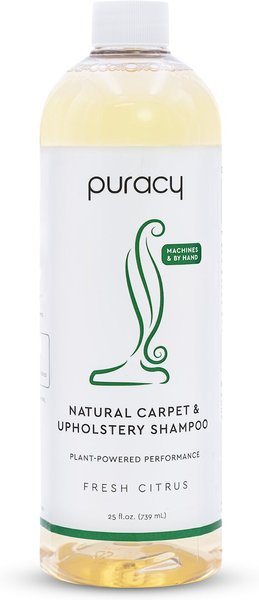 Puracy Fresh Citrus Natural Carpet and Upholstery Shampoo， 25-oz bottle