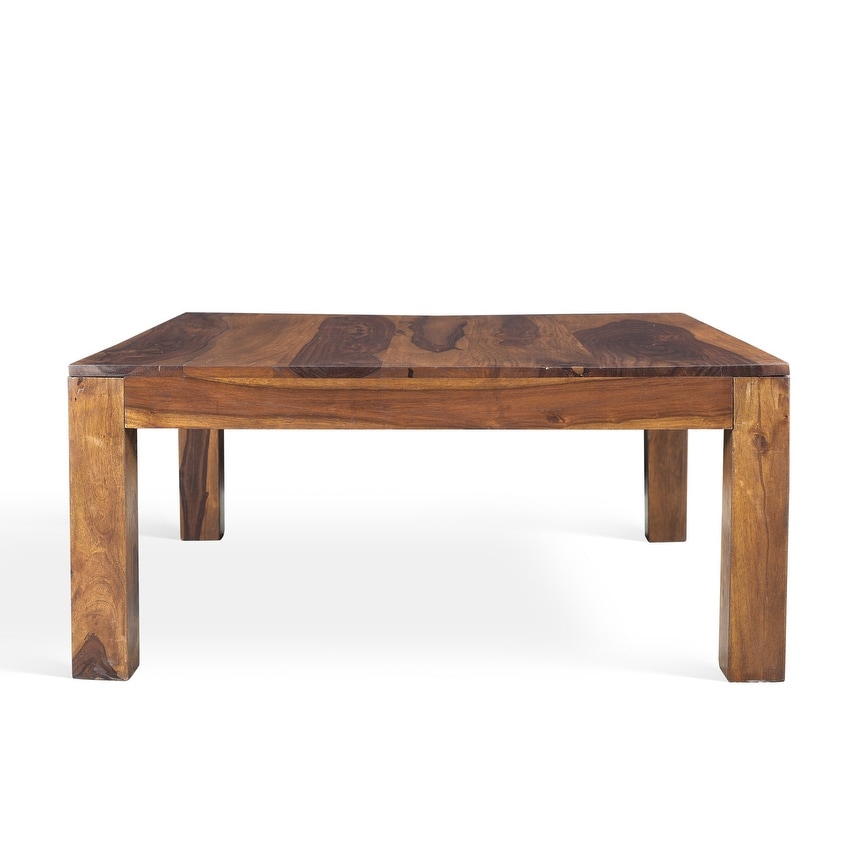 Handmade Cube Low Square Coffee Table (India) - 15.75