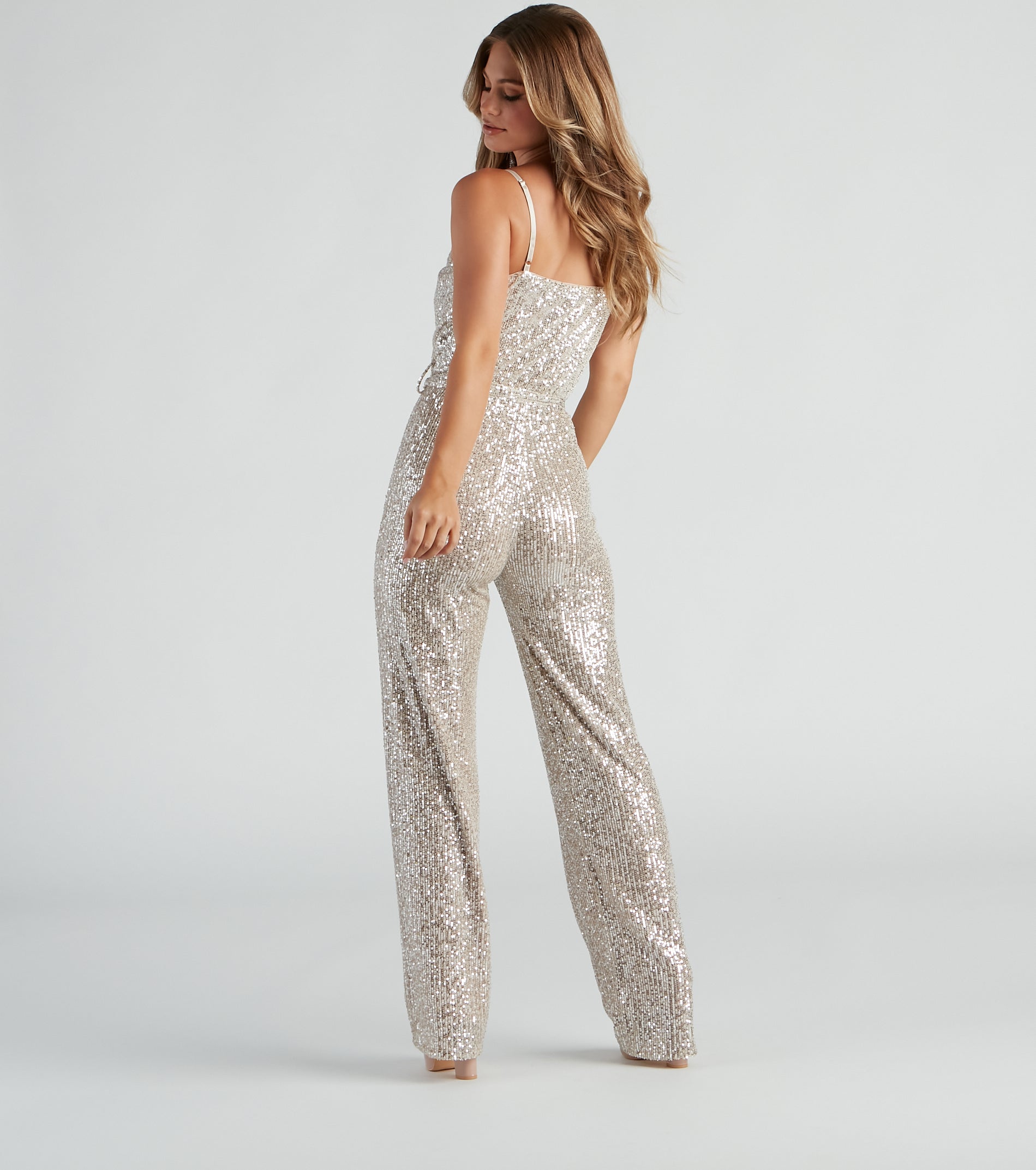 Alluring Glamour Sequin Jumpsuit