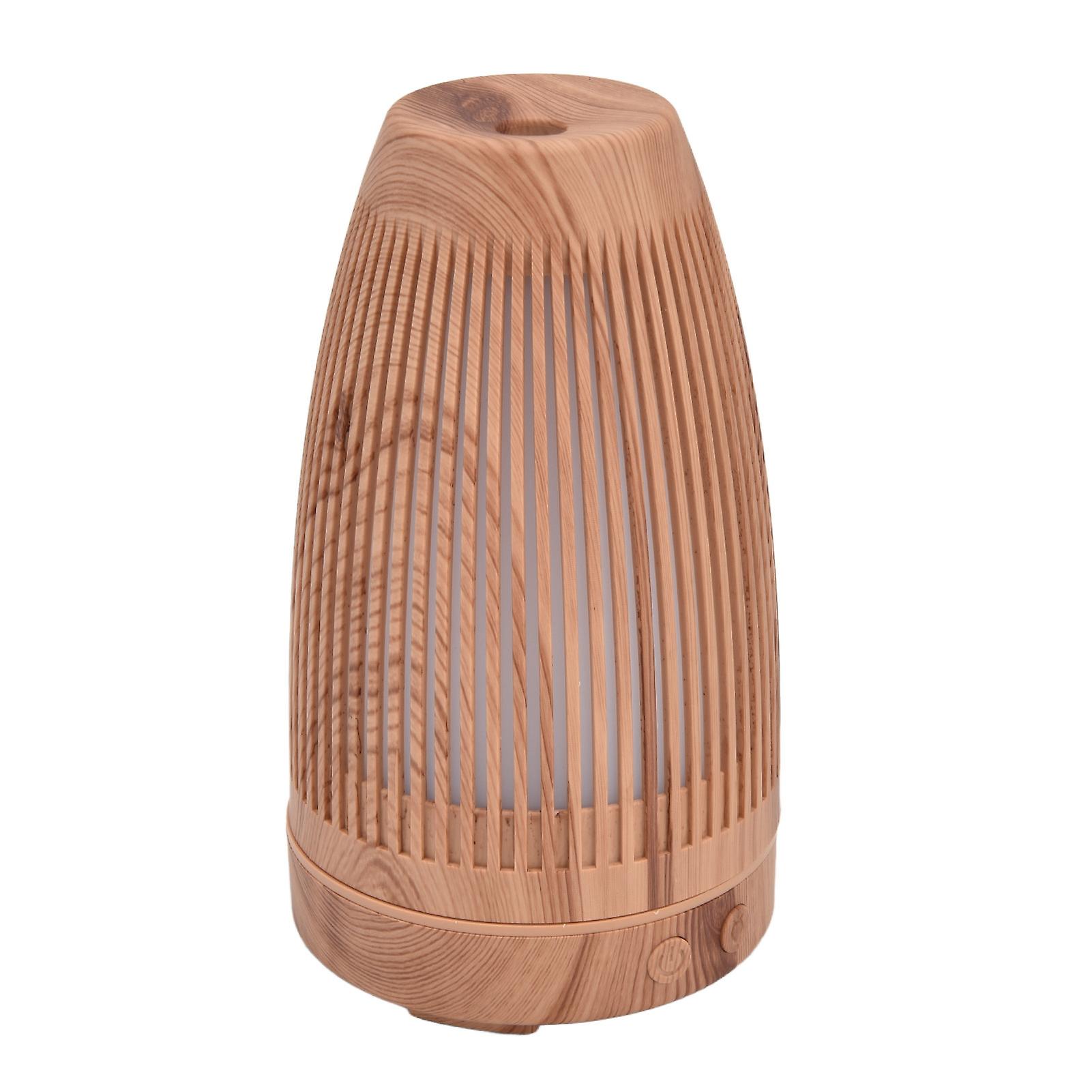 100‑200ml Aroma Essential Oil Diffuser USB Rechargeable Wood Grain Humidifier for Home Office