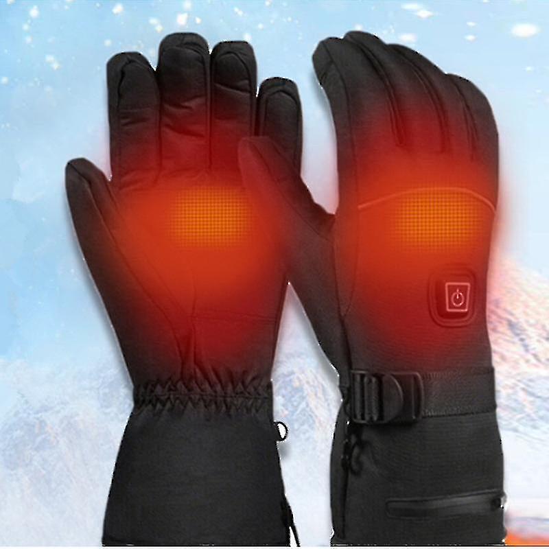 Winter Warmer Gloves Electric Heated Gloves Battery Power Heating Gloves/ski Bike Motorcycle Accessories For Man Women Christmas Gifts For Men