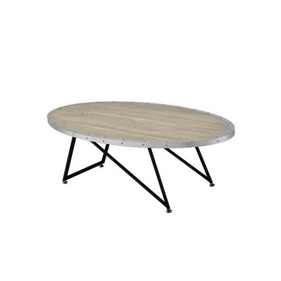 Acme 81730 is Coffee Table  Weathered Gray Oak