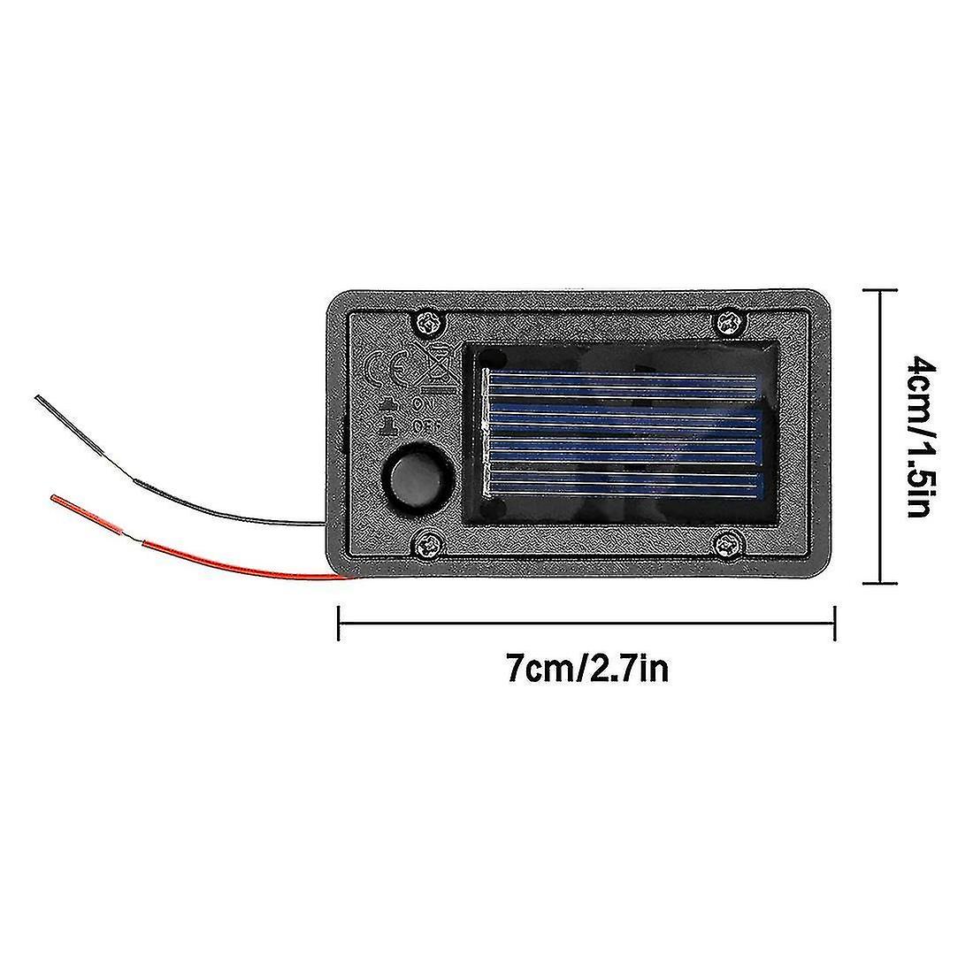 4pcs Battery Box， Solar Lantern Light Top For Outdoor Hanging Lanterns Container Home Solar Lamp