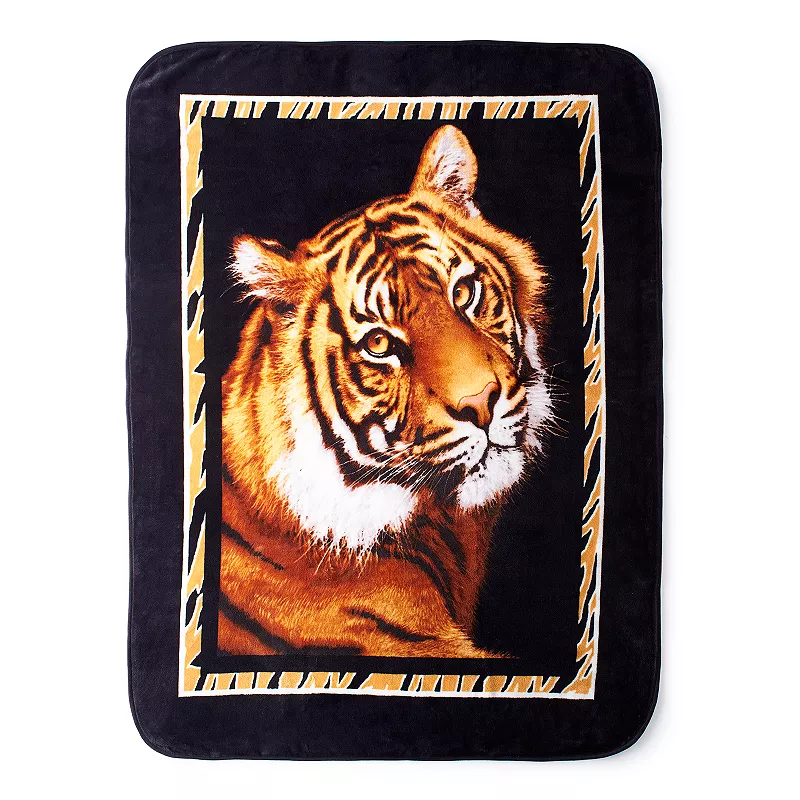 Hi Pile Tiger Luxury Oversized Throw