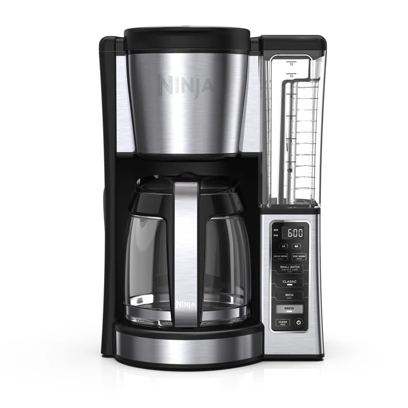 NINJA CE251 12-Cup Stainless Steel Programmable Drip Coffee Maker