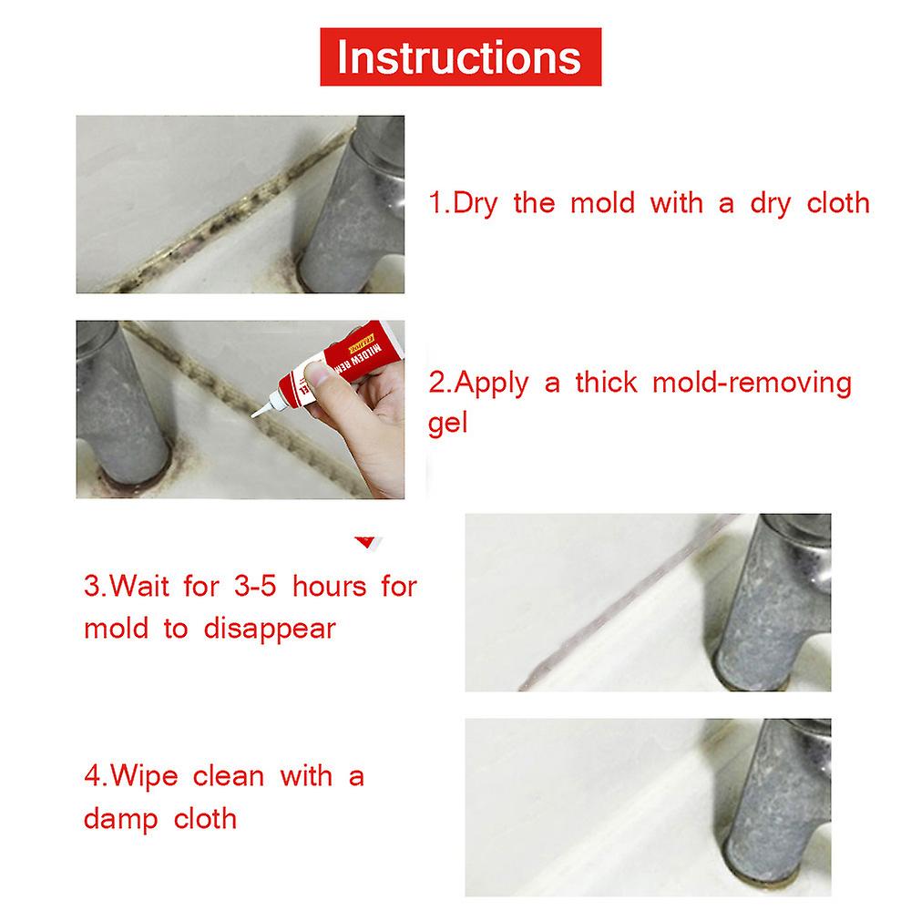 Mold Removal Gel Home Bathroom Toilet Tile Cement Wall Anti-mildew Removal Cleaner