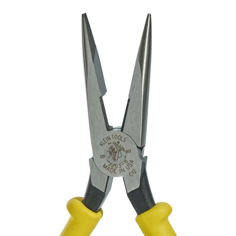 Klein Tools Pliers Needle Nose Side-Cutters 8-Inch J203-8