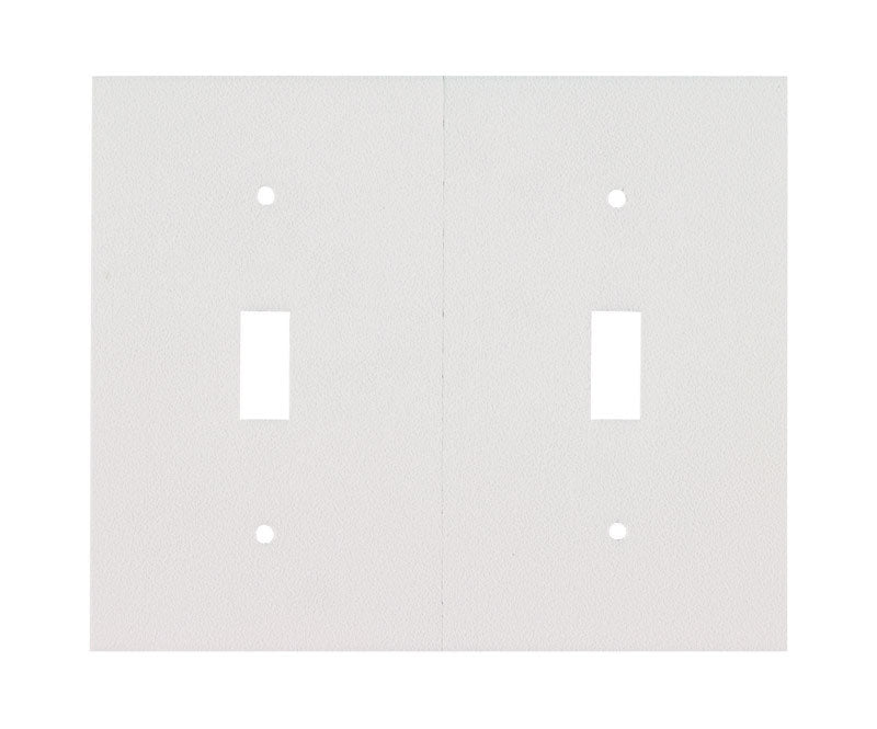 SWITCH PLATE SLR 6PK WHT