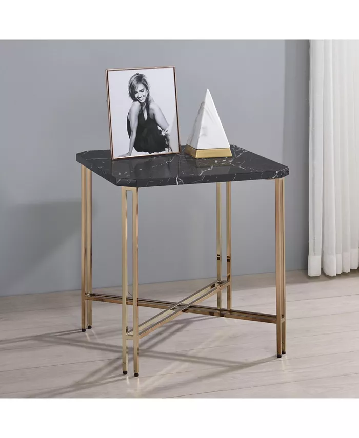 Steve Silver Daxton 22 Faux Marble Square End Table