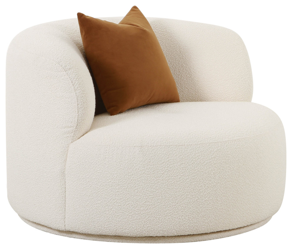 Fickle Swivel Chair   Transitional   Armchairs And Accent Chairs   by TOV Furniture  Houzz