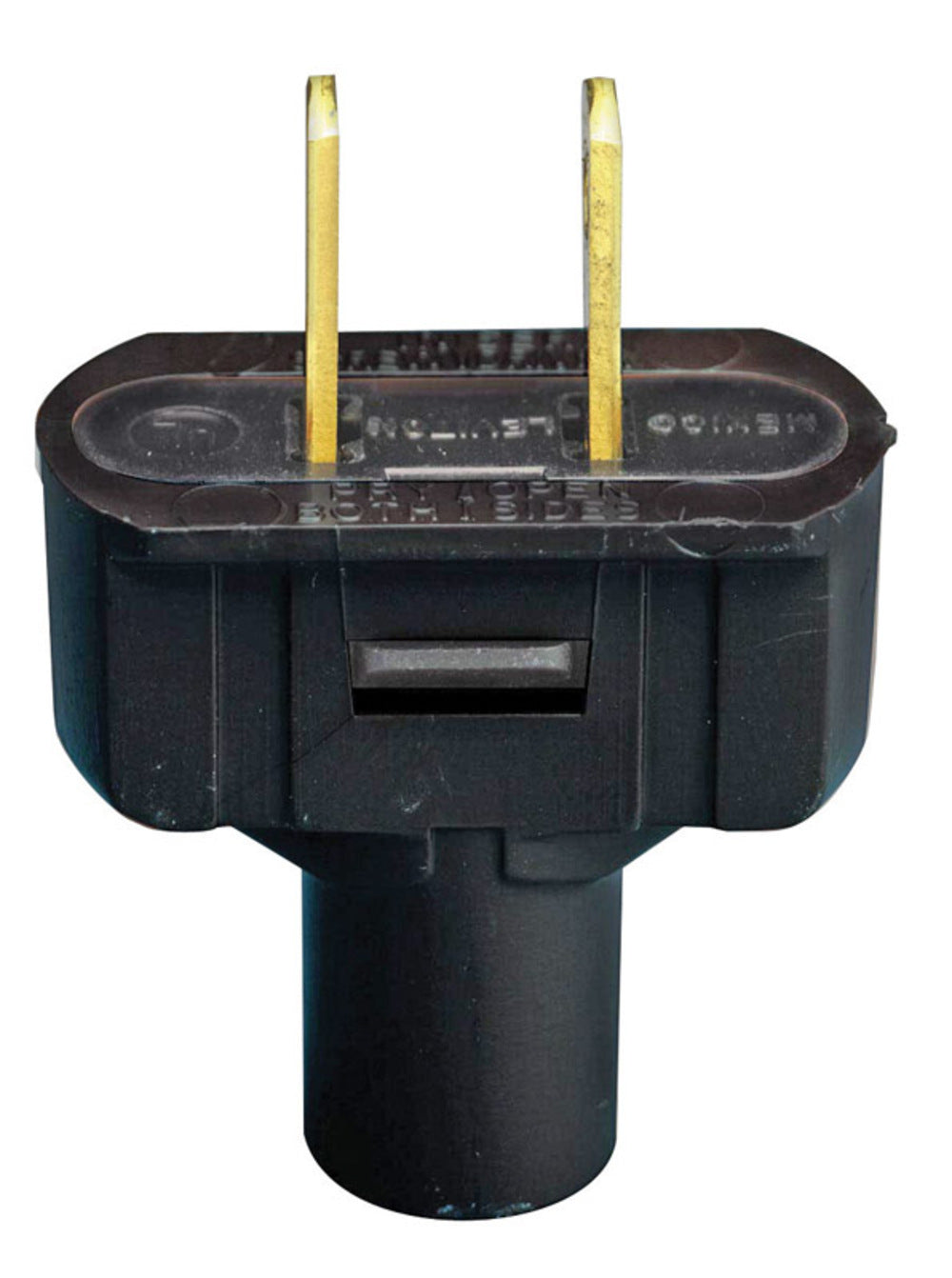 PLUG 2-WIRE FLAT BLACK