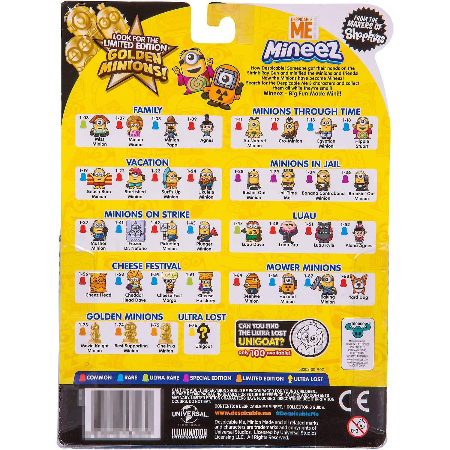 36-Pack Minions Stupid Me Mineez Deluxe Figures S1