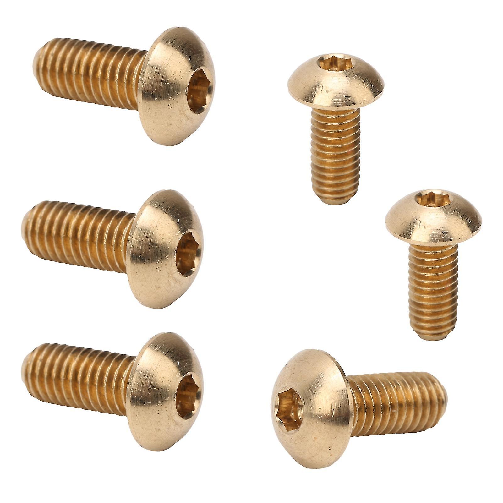 50Pcs Round Hex Socket Screw Copper Fastener Hardware Tools Industrial Supplies M5M5x12mm