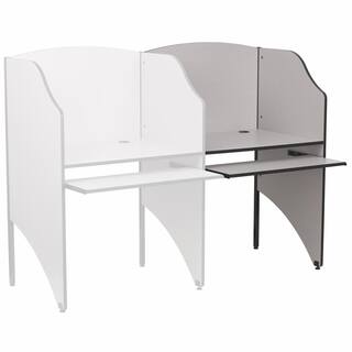 Carnegy Avenue Nebula Grey Study Carrels CGA-MT-4968-NE-HD