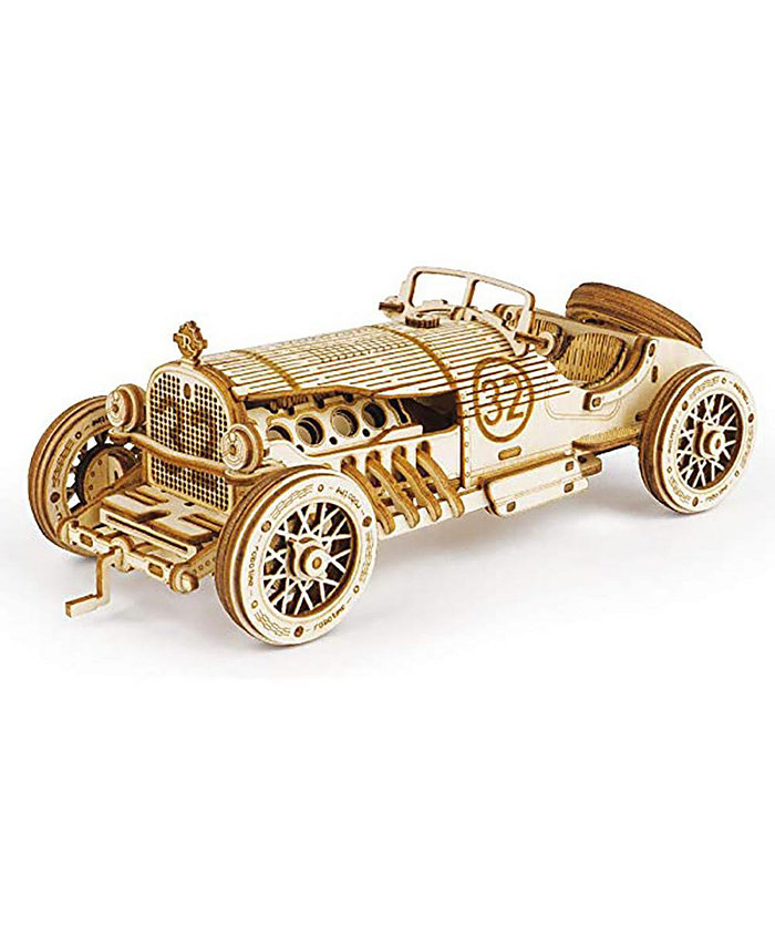 Flash Popup DIY 3D Wood Puzzle - V8 Grand Prix Car - 220pcs