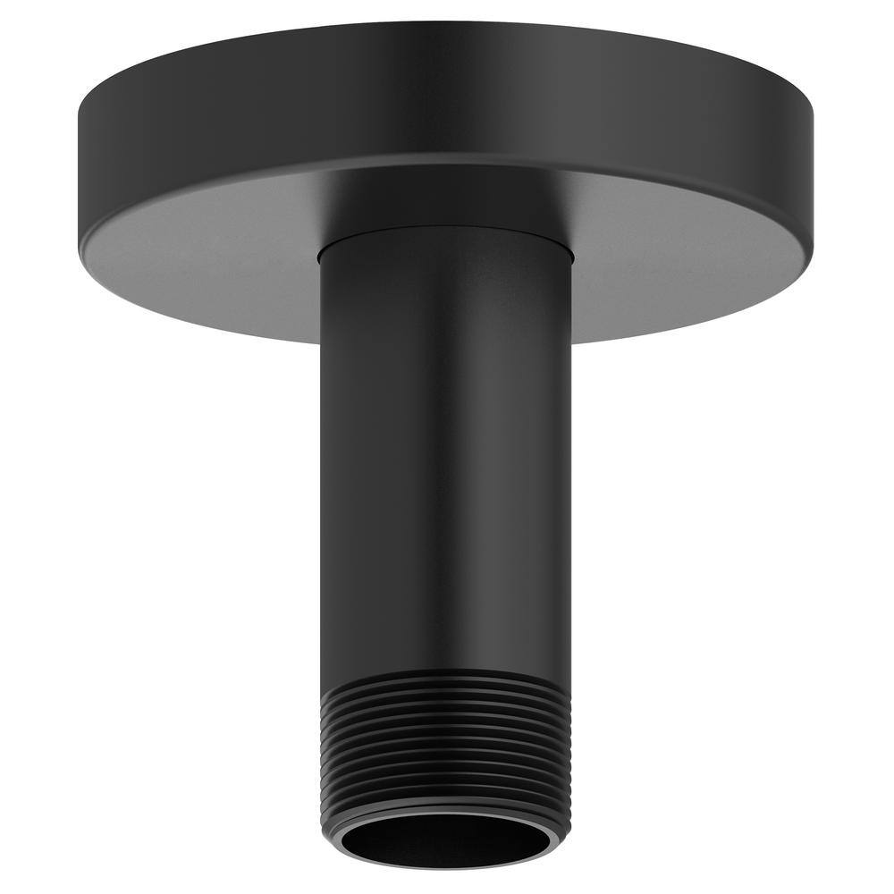 American Standard 3 in. Ceiling-Mount Shower Arm in Matte Black 1660103.243