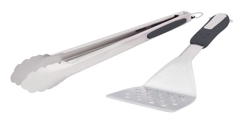 BBQ SPATULA  TONGS SS