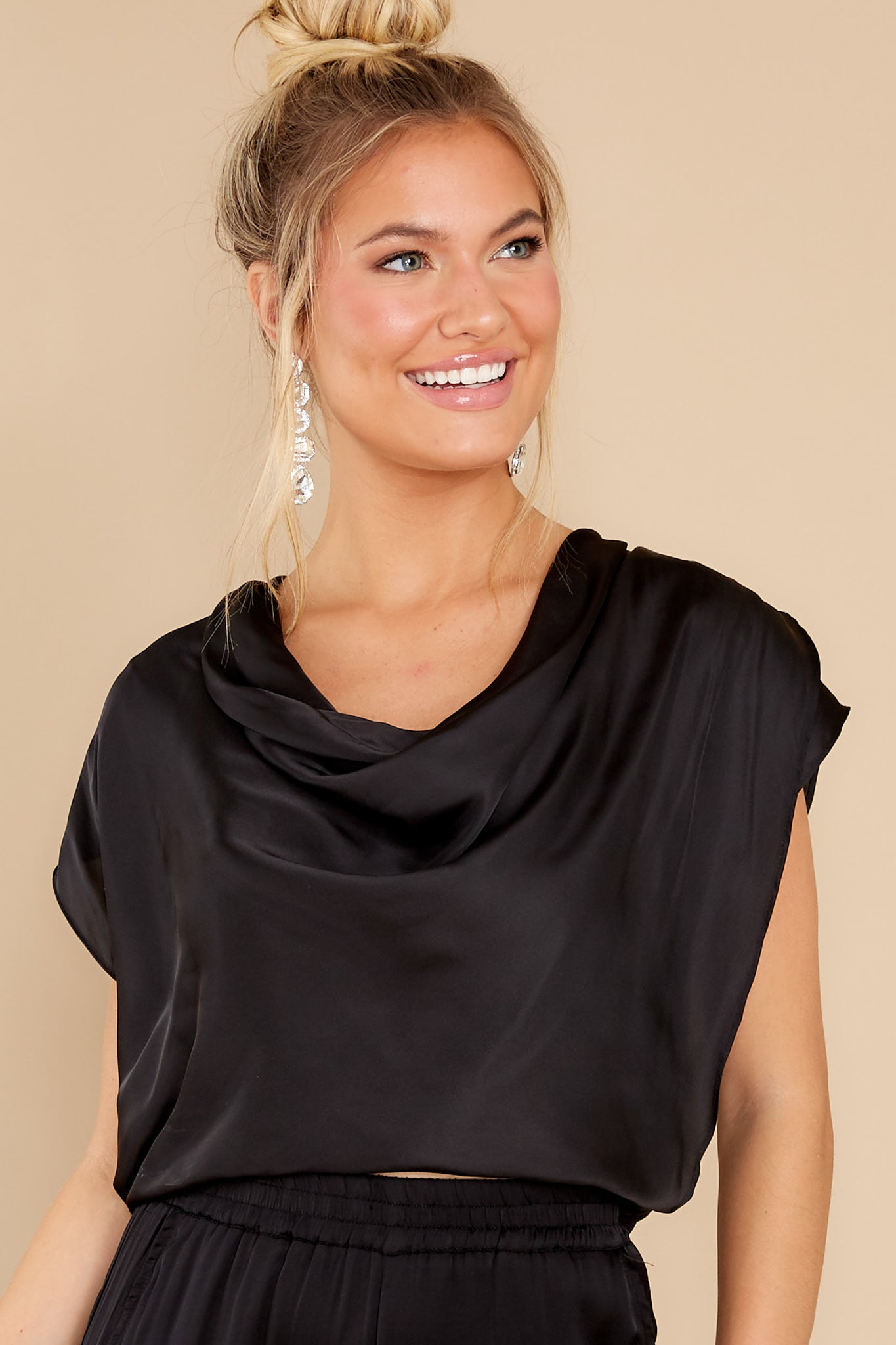 Expecting Fun Black Top