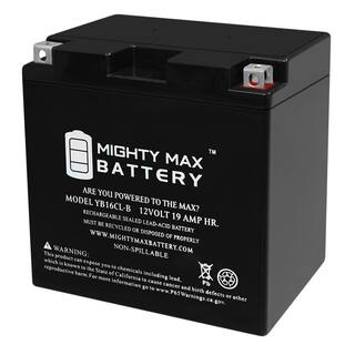 MIGHTY MAX BATTERY YB16CL-B 12V 19AH Battery for Yamaha All Wave Runner Models 1987-2008 MAX3485525