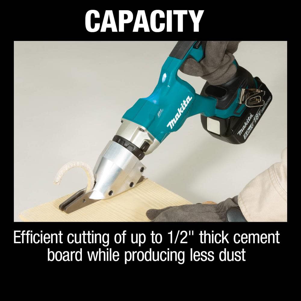 Makita 18V LXT Fiber Cement Shear Lithium Ion Brushless Cordless Kit 1/2