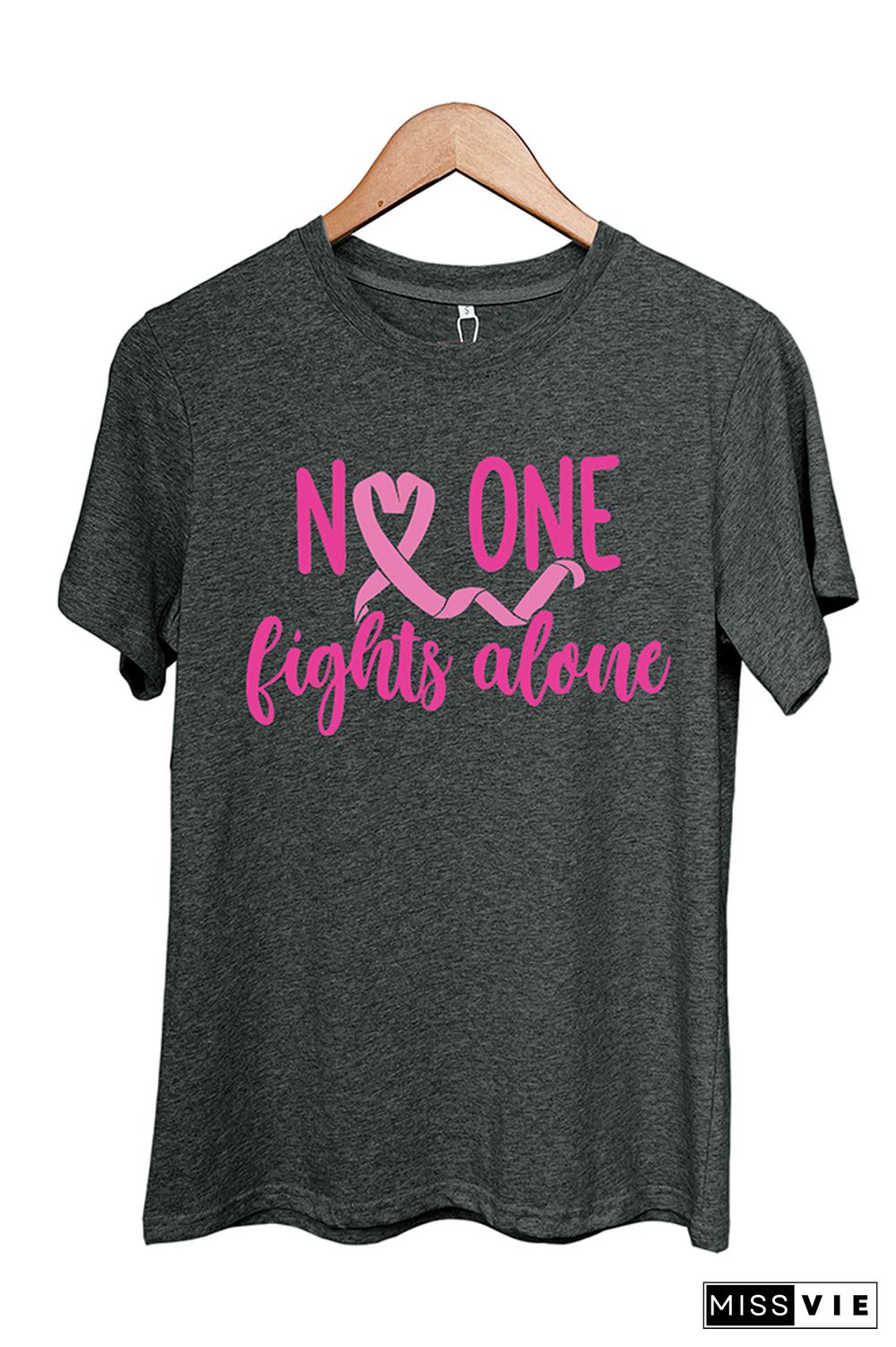 No One Fights Alone Graphic Tee Wholesale