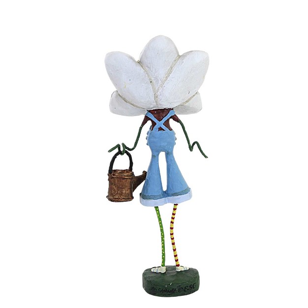 Lori Mitchell Daisy One Figurine 8 25 Inches Watering Can 13315 Polyresin Blue