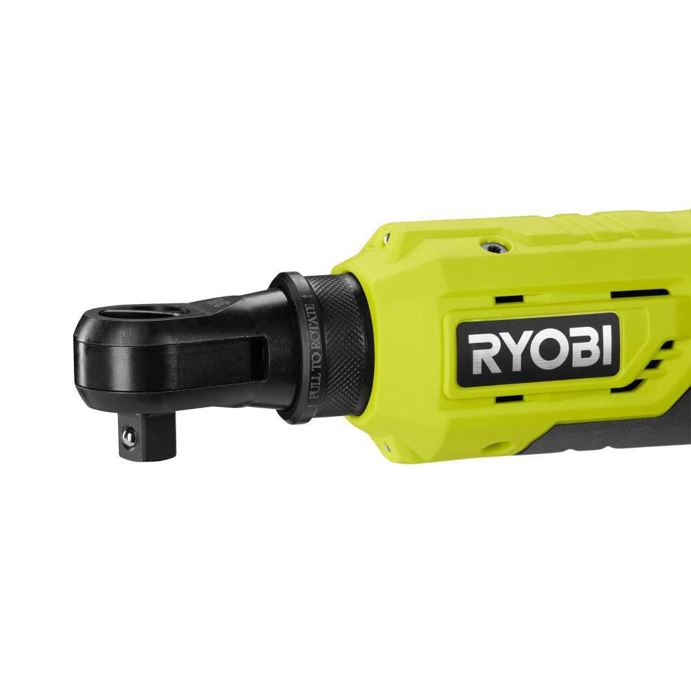 RYOBI ONE+ 18V Cordless 4-Tool Combo Kit with 4.0 Ah Battery 1.5 Ah Battery Charger and Bag PCL1402K2N