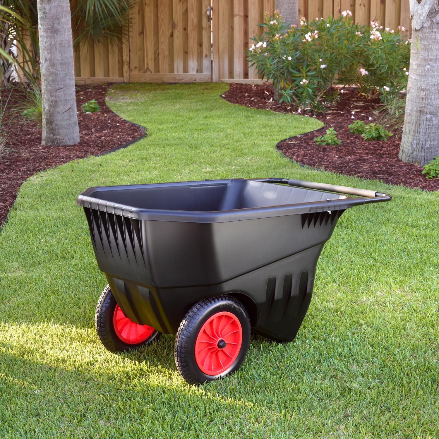 Smart Garden Plastic Yard Cart 7.5 ft³