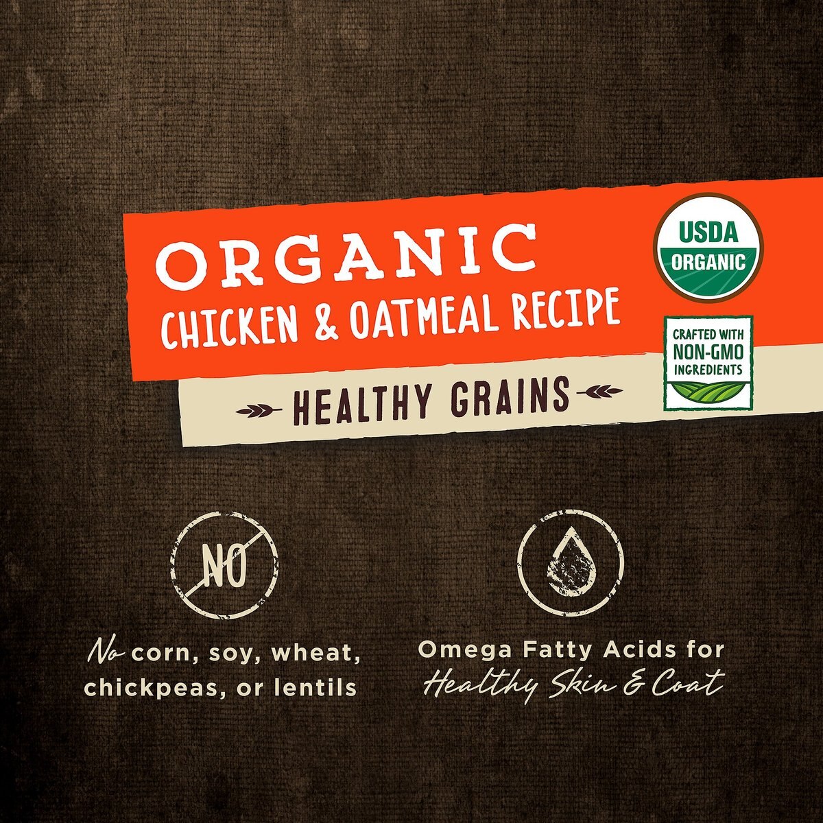 Castor and Pollux ORGANIX Organic Chicken and Oatmeal Recipe Dry Dog Food