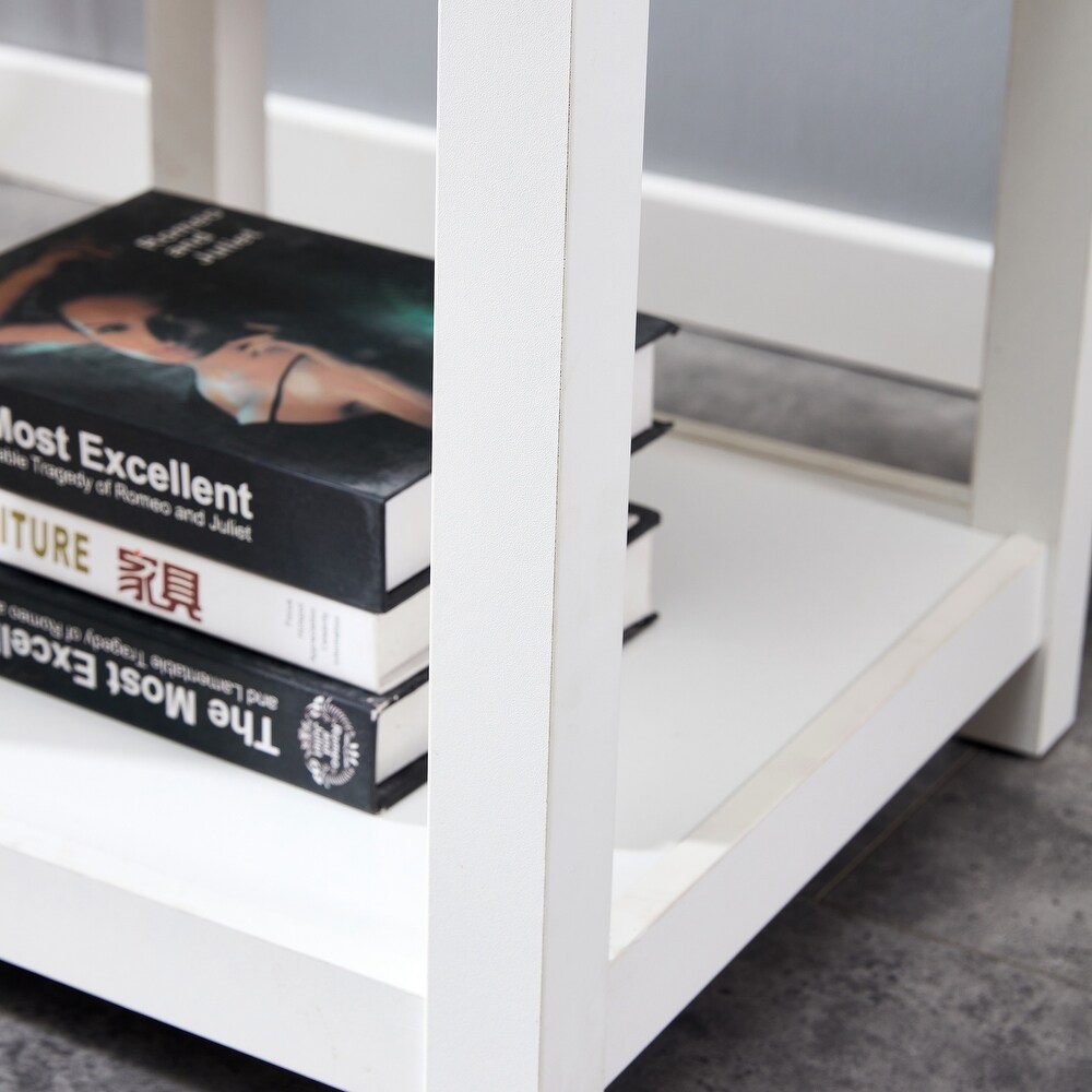 Simple Nightstand with 2 tier Small Space