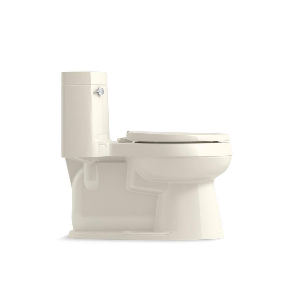 KOHLER Cimarron 1-piece 1.28 GPF Single Flush Elongated Toilet in Biscuit K-3619-96