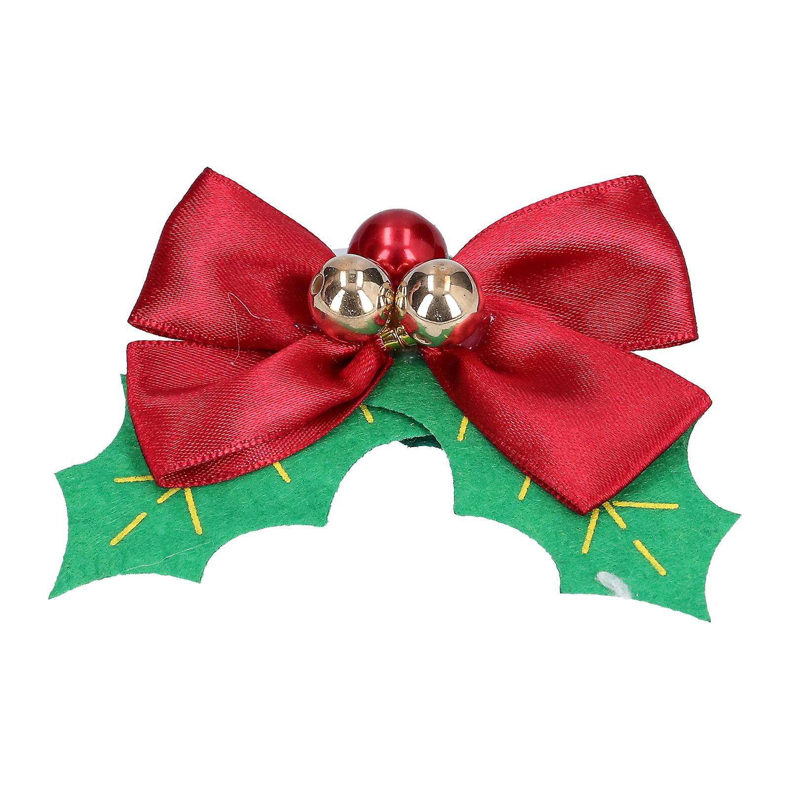 Chirstmas Bowknot Napkin Rings Xmas Bow Napkin Holders For Dinning Table Setting