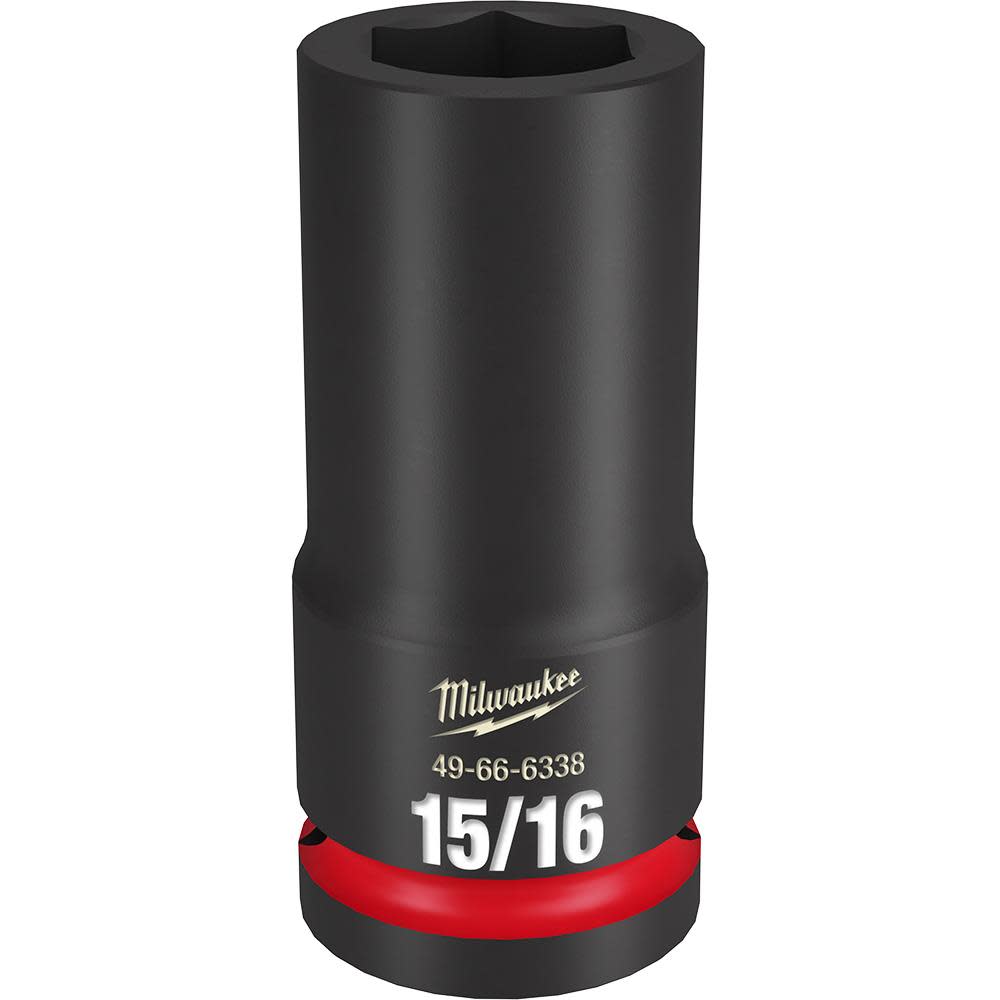 Milwaukee Impact Socket 3/4 Drive 15/16 Deep 6 Point 49-66-6338 from Milwaukee