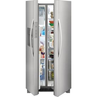 Frigidaire 33 in. 22.3 cu. ft. Side by Side Refrigerator in Stainless Steel Standard Depth FRSS2323AS