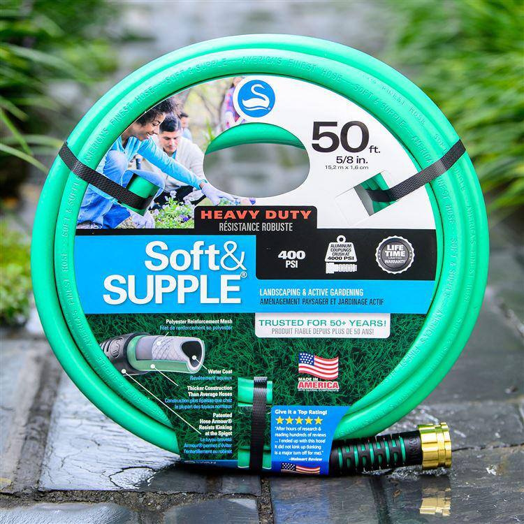 Swan SoftSUPPLE 58 in. x 25 ft. Heavy-Duty Hose CSNSS58025