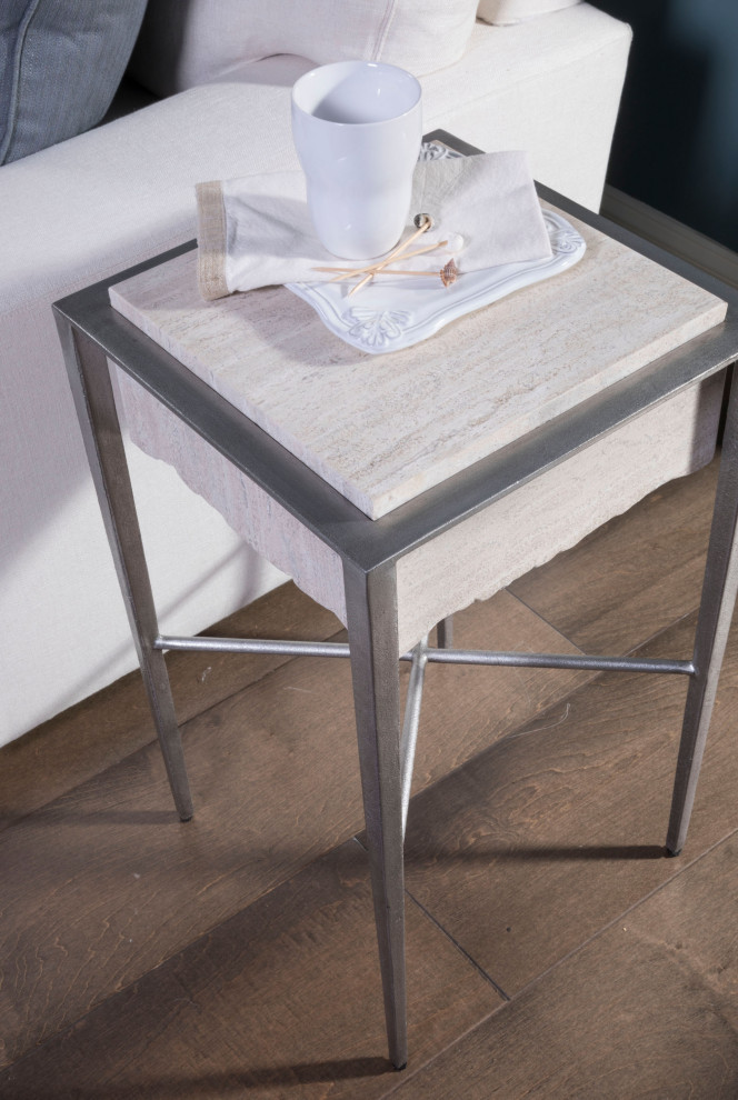 Everest Table   Industrial   Side Tables And End Tables   by HedgeApple  Houzz