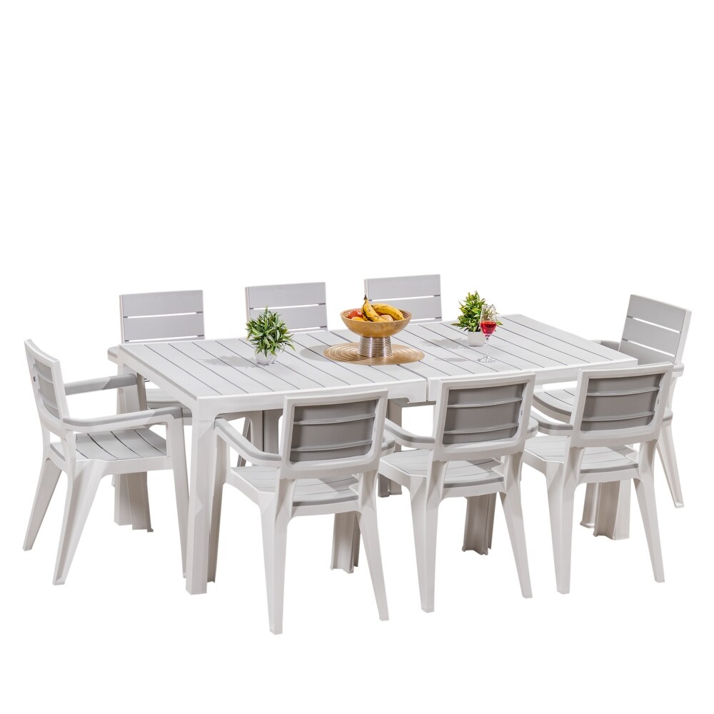 Inval Madeira 8 Seat Dining Table   Chair Set by MQ