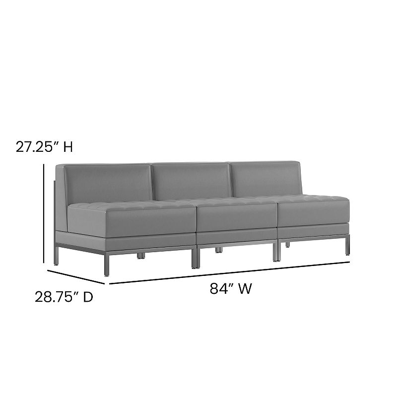 Flash Furniture Hercules Imagination Series LeatherSoft Reception Bench 3-piece Set