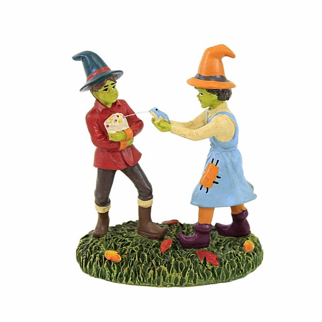 Department 56 Villages The Squirting Frog Trick One Accessory 3 0 Inches Halloween Green Skin Frog 6011439 Polyresin Multicolored