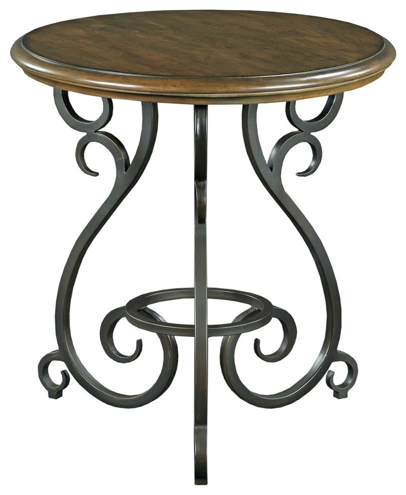 Kincaid Portolone Accent Table  Rich Truffle   Mediterranean   Side Tables And End Tables   by Emma Mason  Houzz