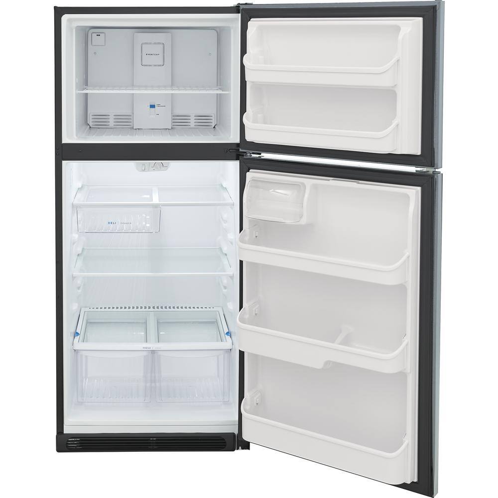 Frigidaire 30 in. 20.4 cu. ft. Top Freezer Refrigerator in Stainless Steel FRTD2021AS