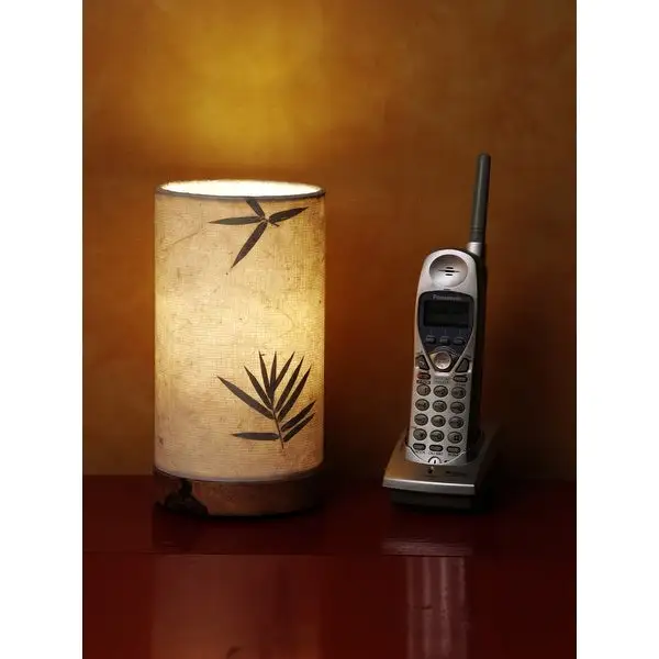 Handmade Paper Cylinder Mini Bamboo Lamp