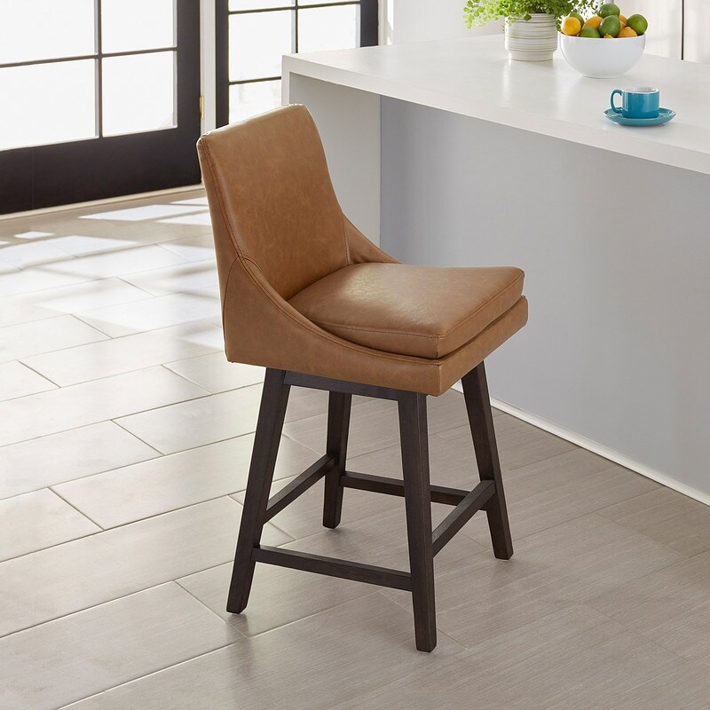 Luca Counter Height Swivel Barstool Set of 2