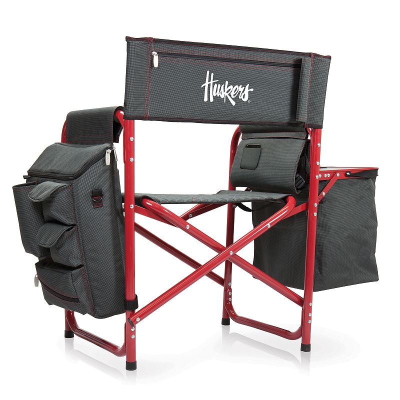 Picnic Time Nebraska Cornhuskers Fusion Backpack Chair with Cooler