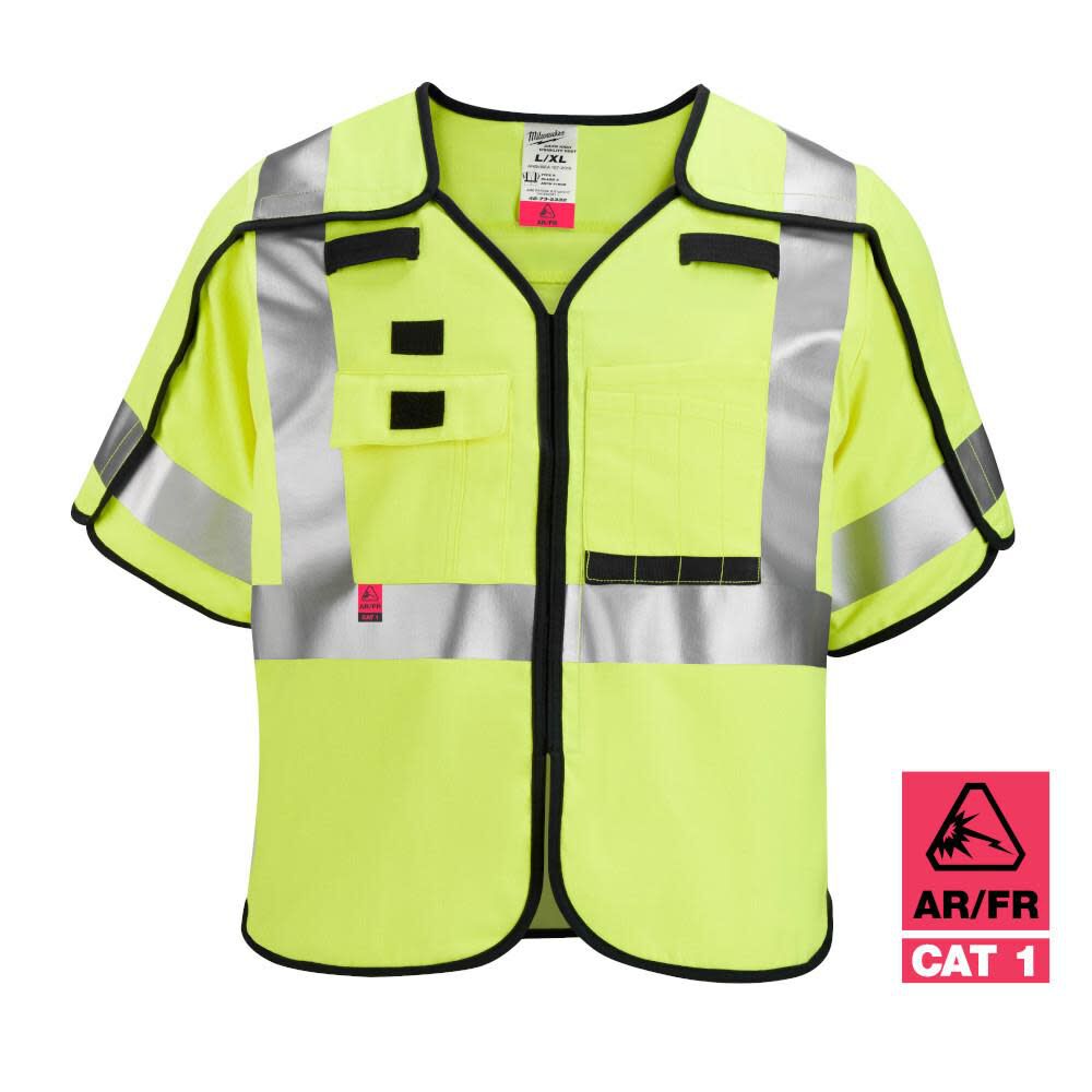 MW High Vis Safety Vest Class 3 Breakaway AR/FR Cat 2 48-73-5331M910 from MW