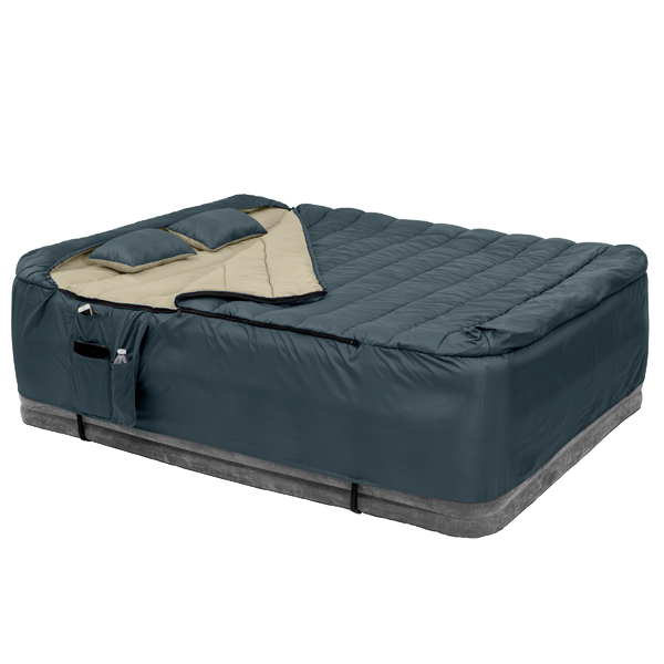 Ozark Trail Queen Bed-in-A-Bag with Pillow， Outdoor and Camping (82 in x 62 in)